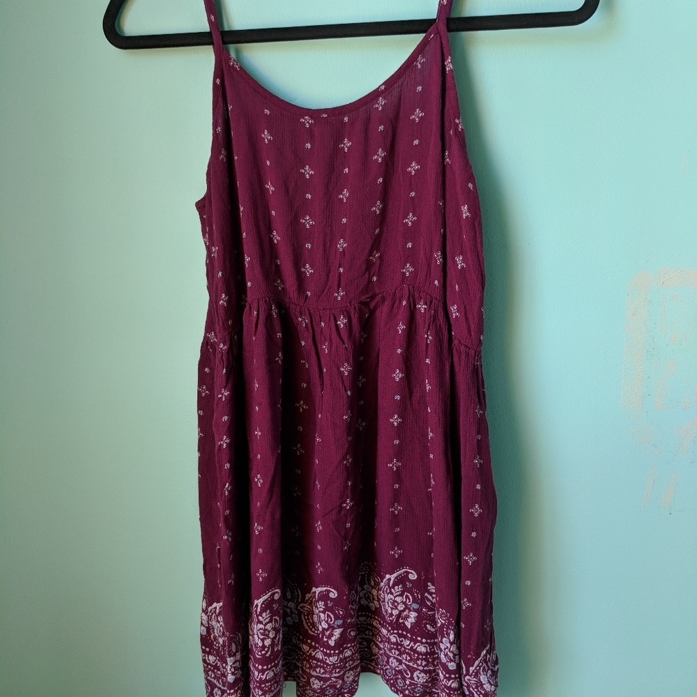 Mini backless dress